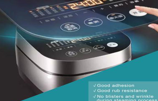 UV-LED inks for electronic panel printing