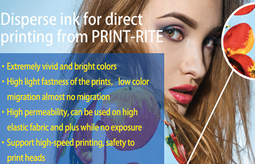 Why choose Print-Rite Disperse Ink ?