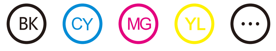 Color of Water-based Pigment Ink for Publishing