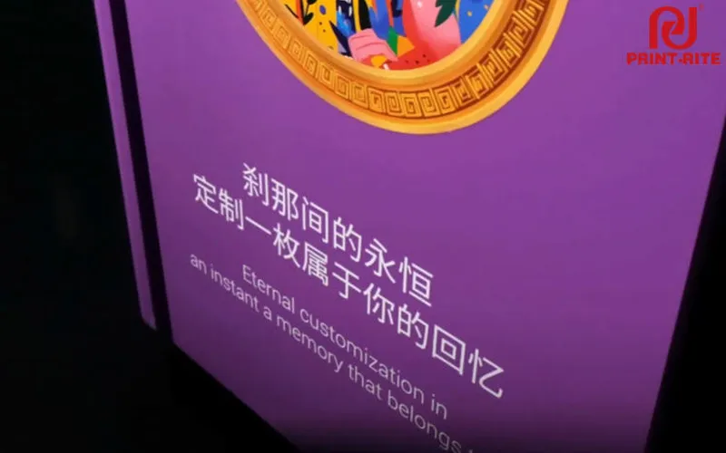 Purple Commemorative Coin Printer Video